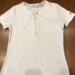 Tommy Hilfiger Jeans White short sleeve top